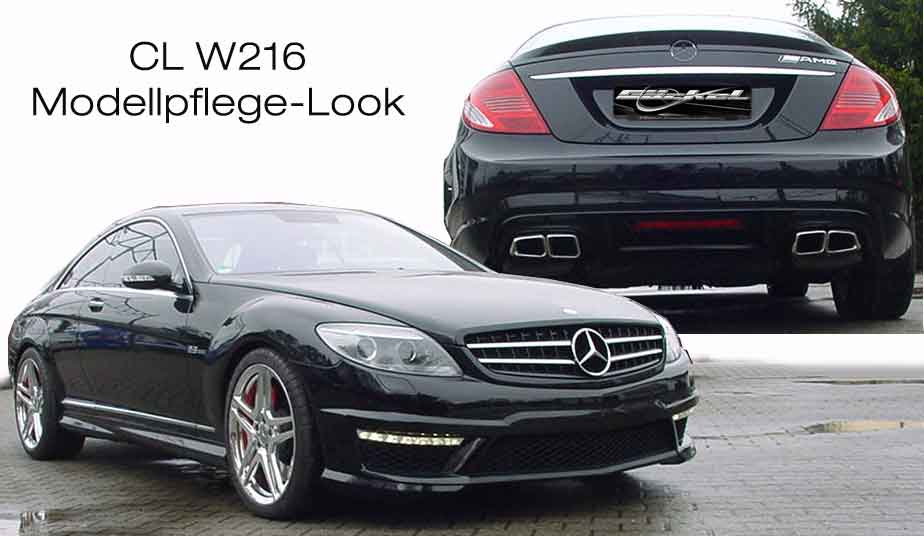  CL W216 Aerodynamik, Motorhauben, Front-Heckspoiler, Seitenschweller
