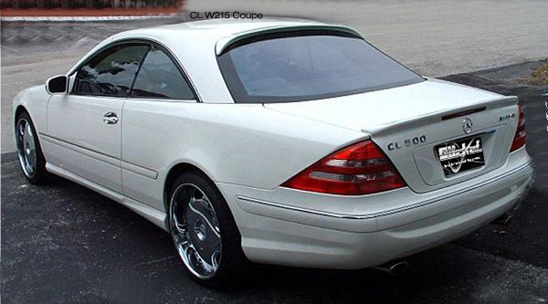 Heckspoiler CL w215 CL W215 Spoiler, AMG Sto&szlig;stange, AMG Auspuff, Tieferlegnung, Federn Sportauspuff Klappenauspuff, Heckspoiler, Diffusor, Endrohre, Bodykit Bausatz AMG, von g&ouml;eckel Performance