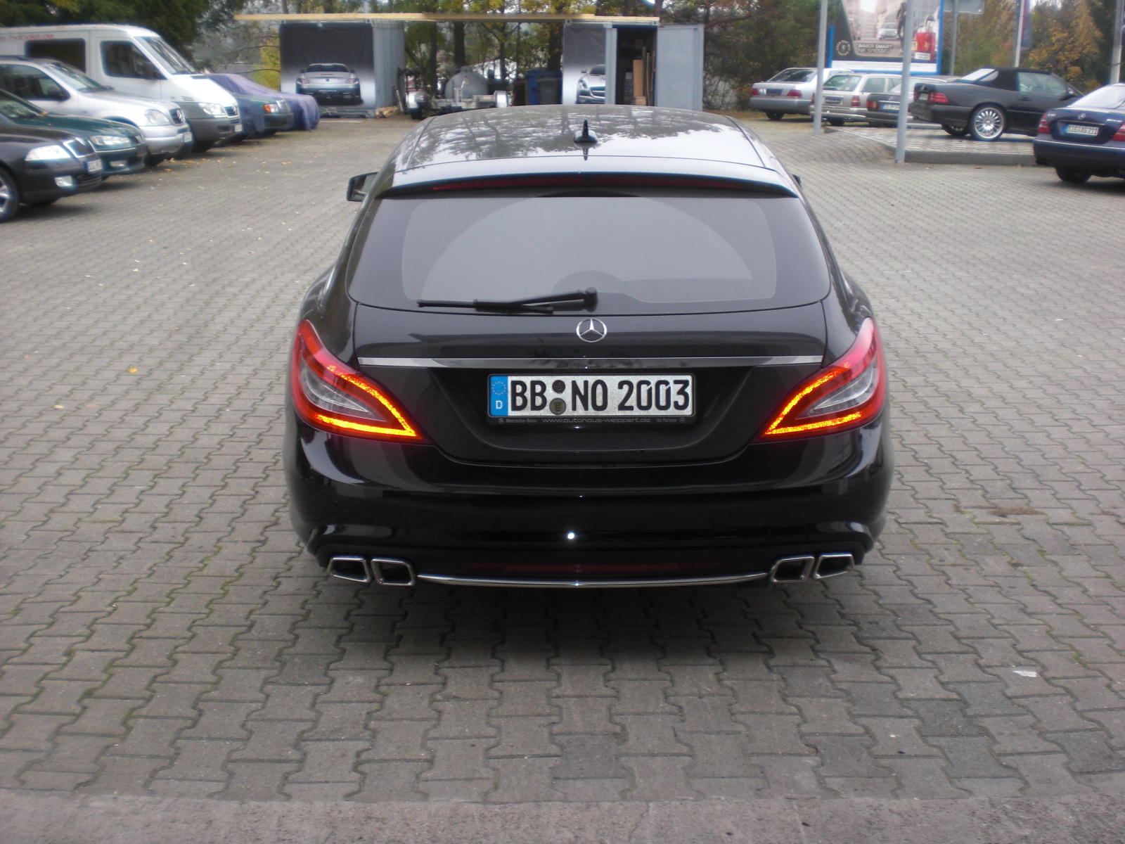 CLS W218 AMG 63 Sportendrohre
