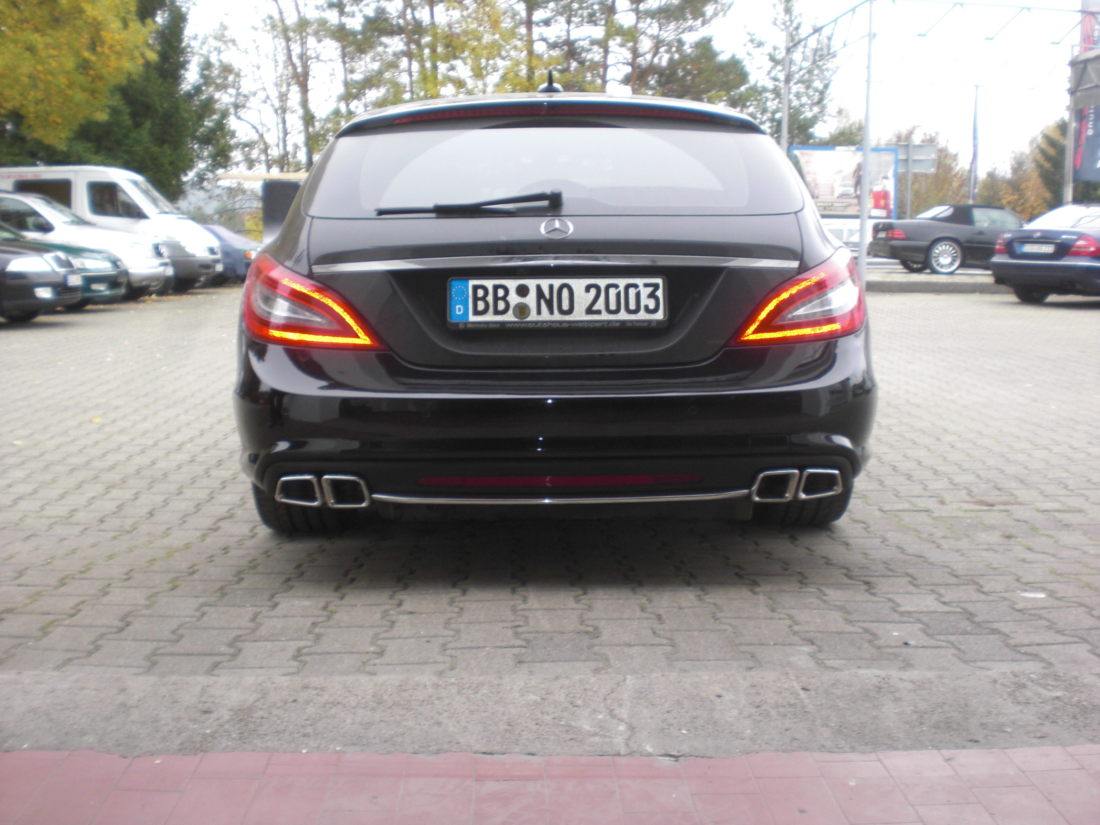 CLS W218 AMG 63 Sportendrohre