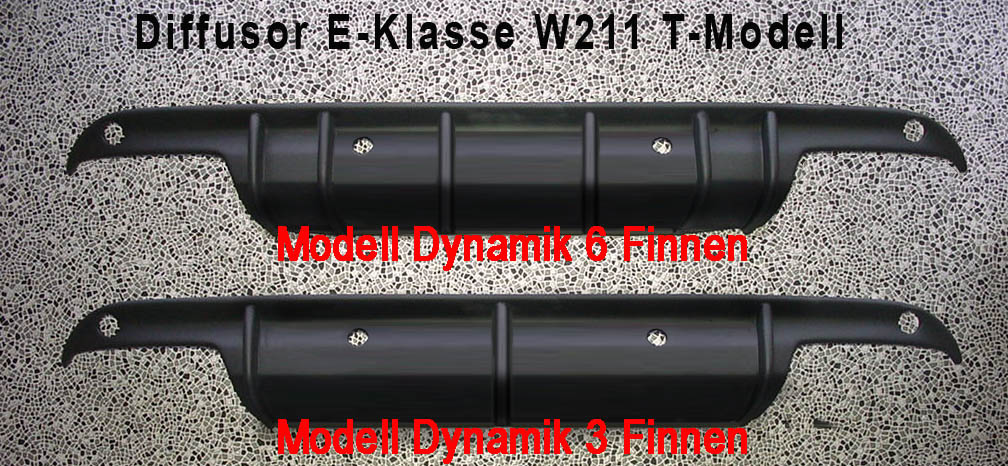 E-Klasse W211, S211 Diffusor  G&ouml;ckel