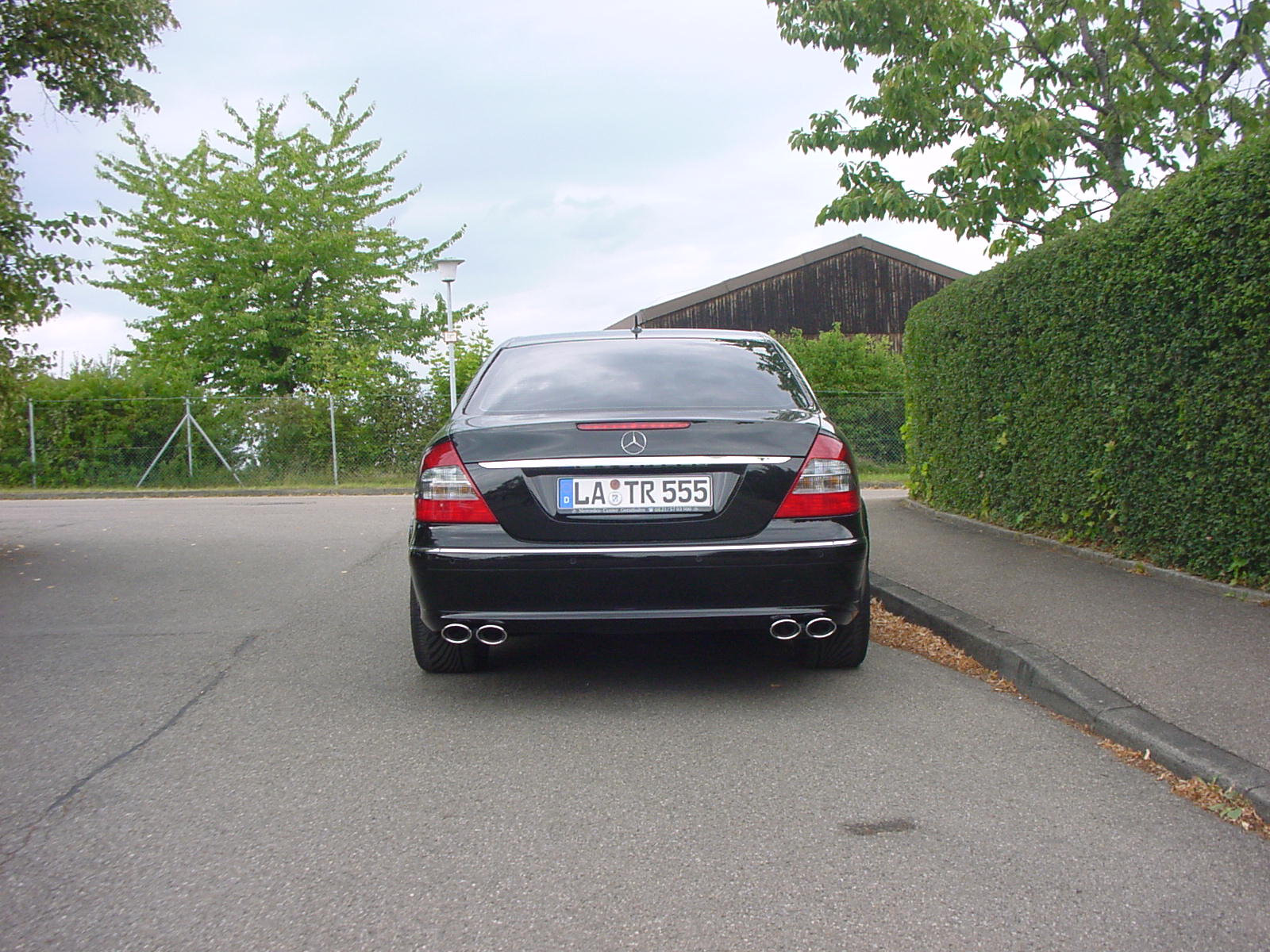 E-Klasse W211 Dach Heckscheiben Spoiler  G&ouml;ckel