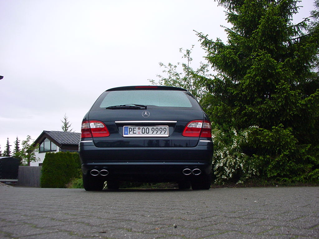E-Klasse W211 Dach Heckscheiben Spoiler  G&ouml;ckel