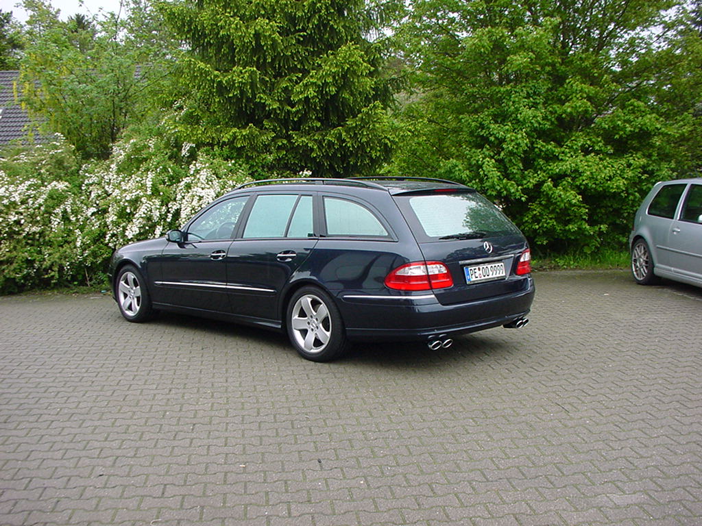 E-Klasse W211 Dach Heckscheiben Spoiler  G&ouml;ckel