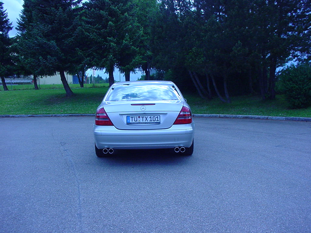 E-Klasse W211 Dach Heckscheiben Spoiler  G&ouml;ckel