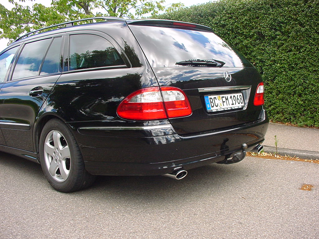 E-Klasse W211 Dach Heckscheiben Spoiler  G&ouml;ckel