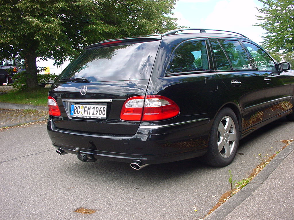 E-Klasse W211 Dach Heckscheiben Spoiler  G&ouml;ckel