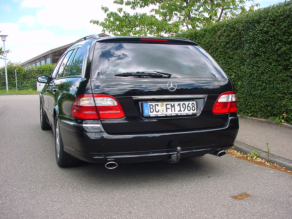 E-Klasse W211 Dach Heckscheiben Spoiler  G&ouml;ckel