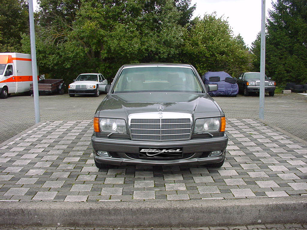 AMG-Look, Perfromance Look, Dynamik Look,  Frontspoiler f&uuml;r S-Klasse W126, SEC C126, W126 Goeckel