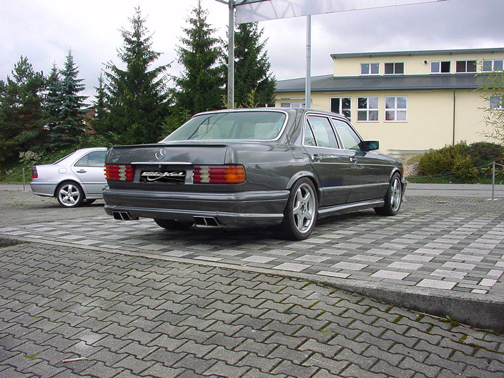 AMG-Look, Perfromance Look, Dynamik Look,  Frontspoiler f&uuml;r S-Klasse W126, SEC C126, W126 Goeckel