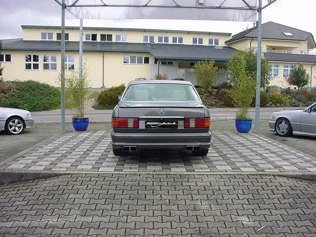 AMG-Look, Perfromance Look, Dynamik Look,  Frontspoiler f&uuml;r S-Klasse W126, SEC C126, W126 Goeckel