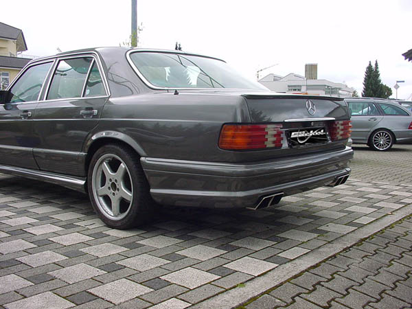 AMG-Look, Perfromance Look, Dynamik Look,  Frontspoiler f&uuml;r S-Klasse W126, SEC C126, W126 Goeckel