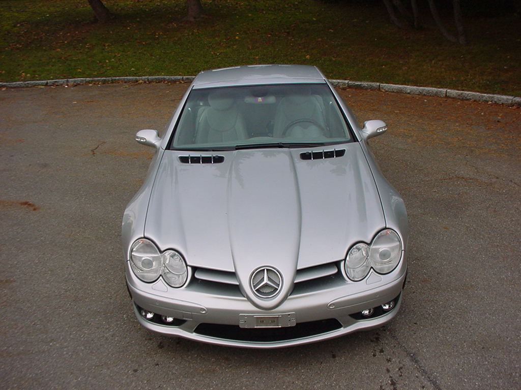 Mercedes SL R230 SLR Look  Styling Umbau G&ouml;ckel