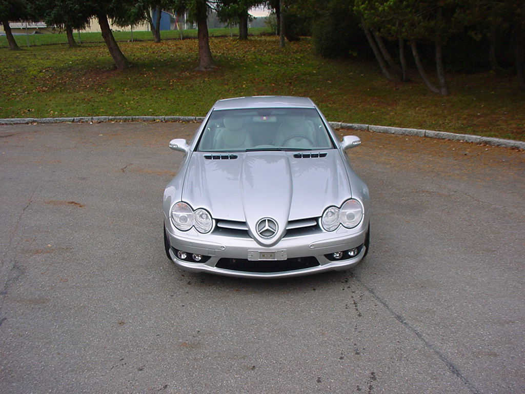 Mercedes SL R230 SLR Look  Styling Umbau G&ouml;ckel
