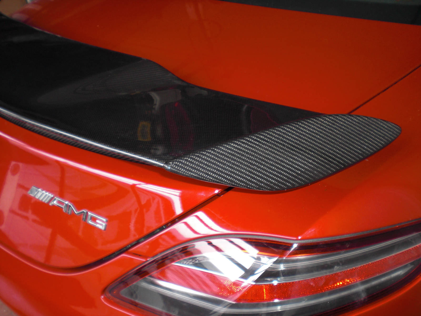 SLS C197 Black Series Heckfl&uuml;gel, Heckspoiler G&ouml;ckel Carbon 