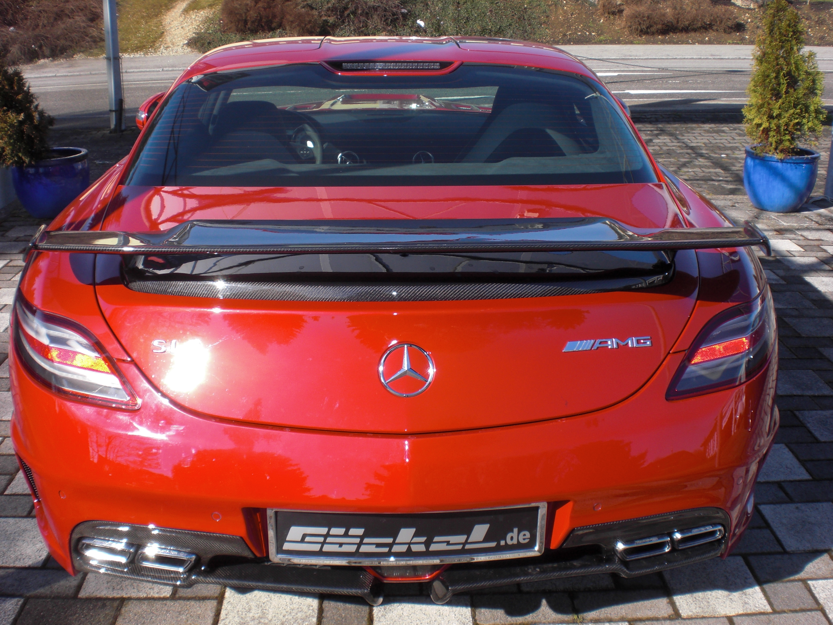 SLS C197 Black Series Heckfl&uuml;gel, Heckspoiler G&ouml;ckel Carbon 