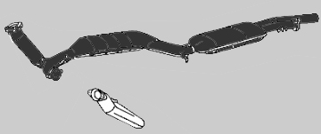 SL R107 C107 W107 500 560 er Katalysator