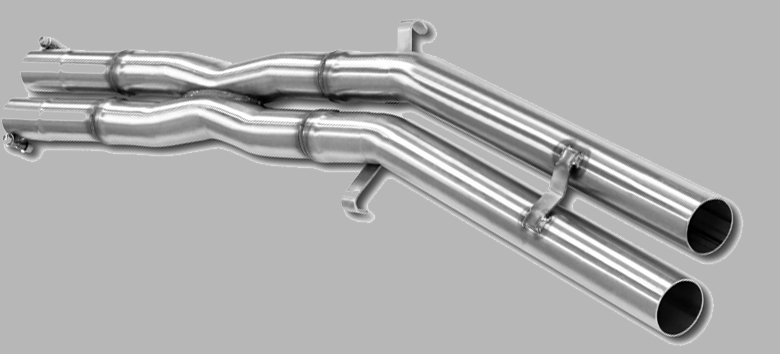 SL R107 W107 Mittelschalldämpfer Ersatzrohr